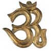 Brown Wooden Om
