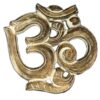 White Wooden Om