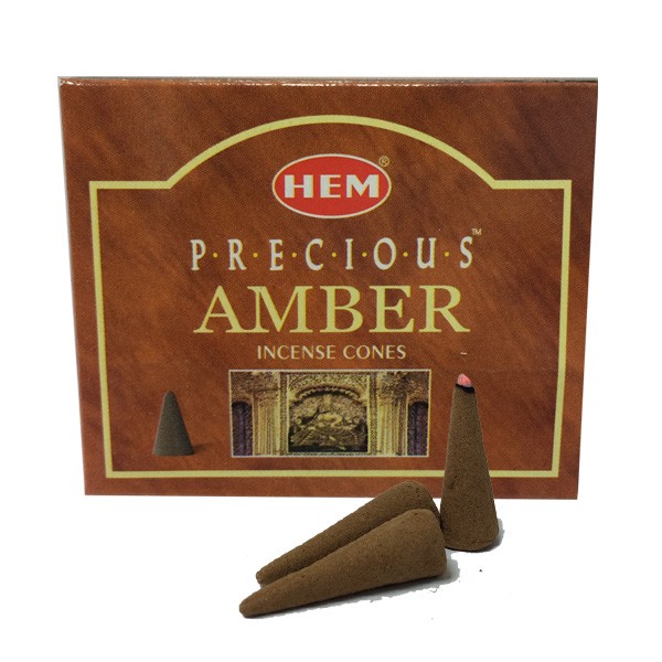 Amber - HEM Incense Cones