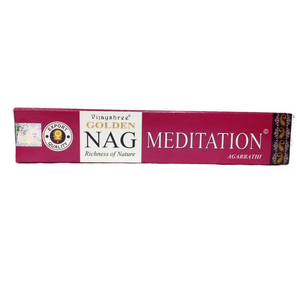 Golden Nag Meditation - Vijayshree 15 gms Incense Sticks