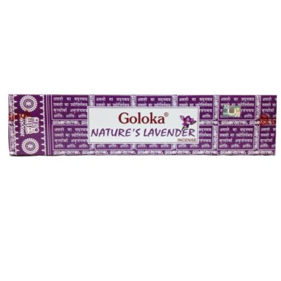 Nature\'s Lavender - Goloka 15 gms Incense Sticks