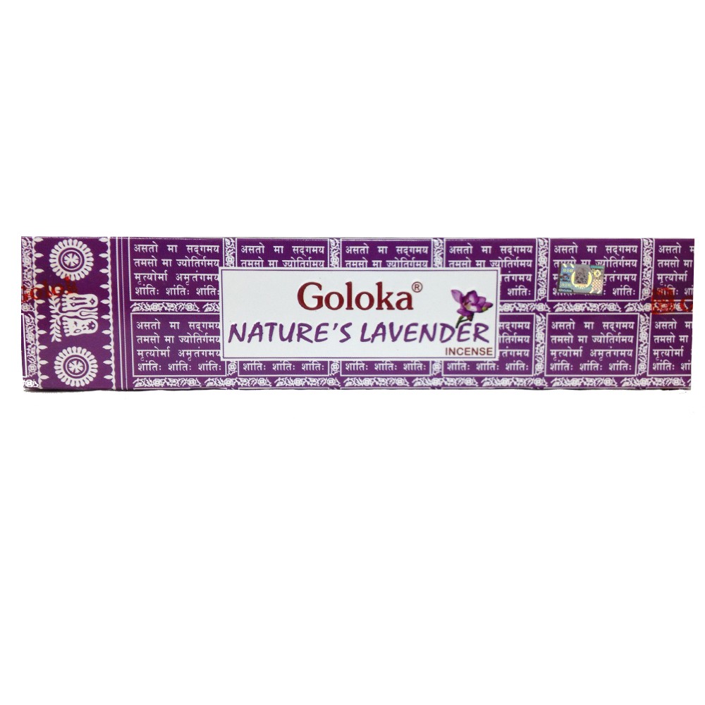 Nature\'s Lavender - Goloka 15 gms Incense Sticks