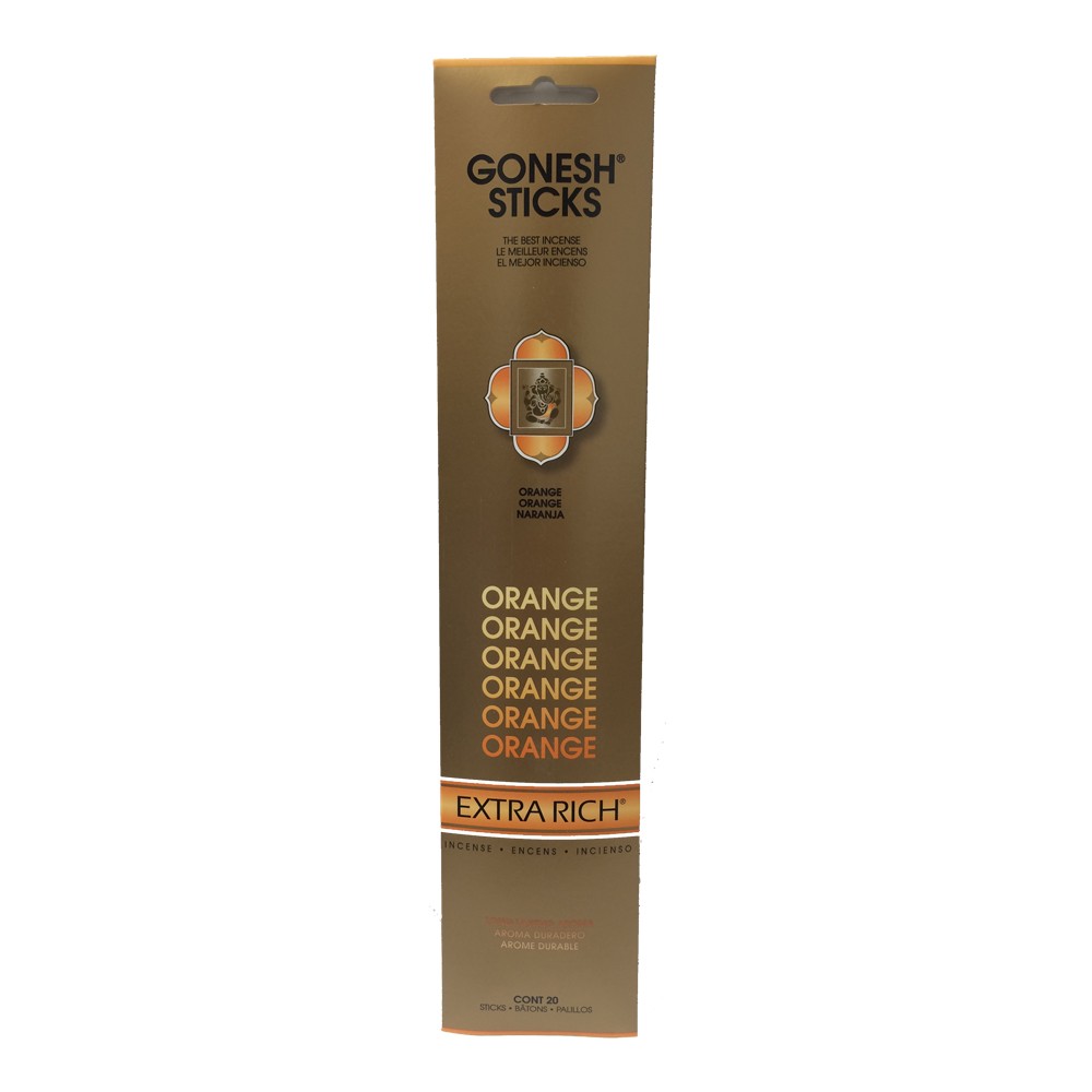 (Extra Rich) Orange - Gonesh Incense Sticks