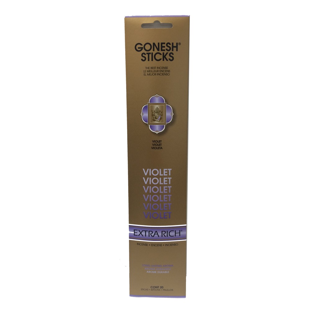 (Extra Rich) Violet - Gonesh Incense Sticks