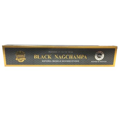 Black Nag Champa - Anand 15 gms Incense Sticks