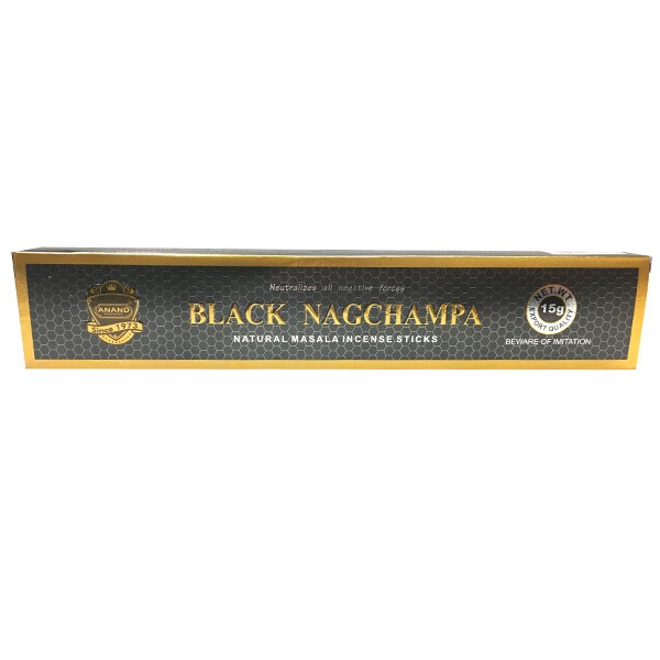 Black Nag Champa - Anand 15 gms Incense Sticks