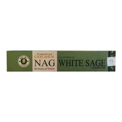Golden Nag White Sage – Vijayshree 15gms Incense Sticks