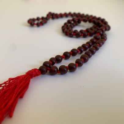 Rosewood Knotted Mala (Large)