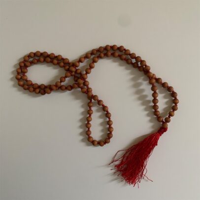 Sandalwood Knotted Mala (Small)