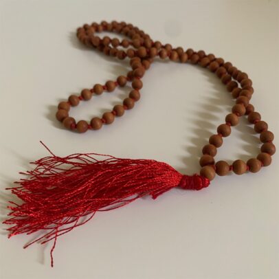 Sandalwood Knotted Mala (Small)