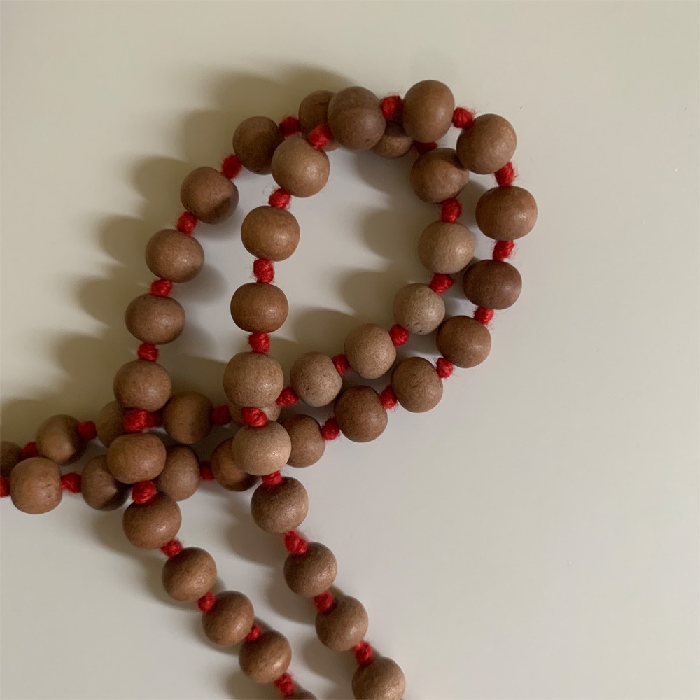 Sandalwood Knotted Mala (Medium)