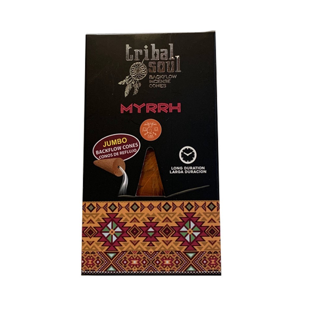 Myrrh – Tribal Soul Backflow Incense Cones (X10)