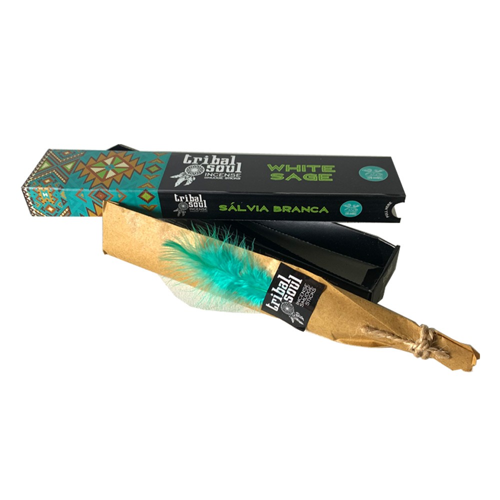 White Sage - Tribal Soul 15gms Incense Sticks