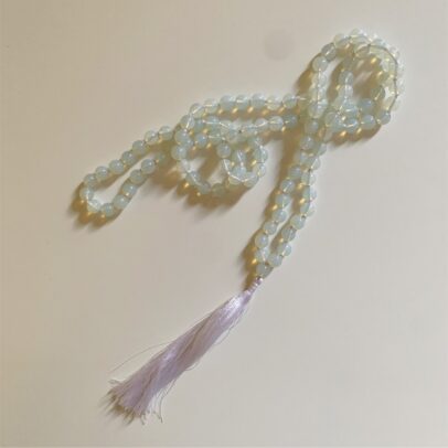 Mala - White Moon Stone