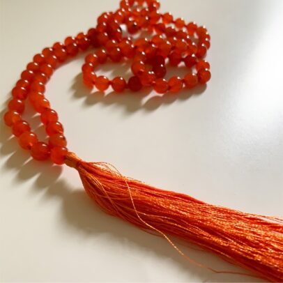 Mala - Orange Carnelian
