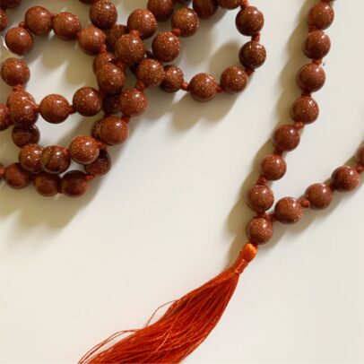Mala - Red Goldstone