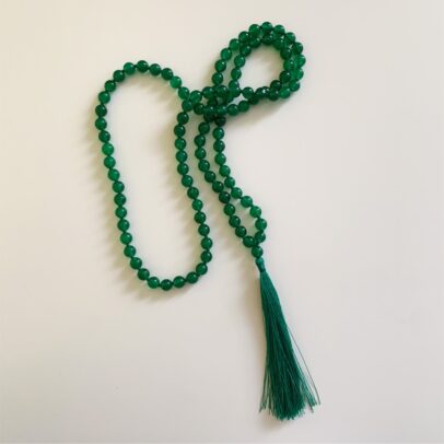 Mala - Green Agate