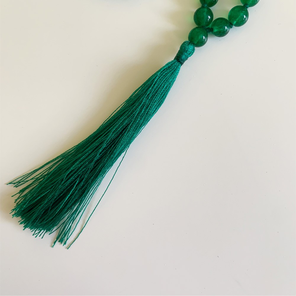 Mala - Green Agate