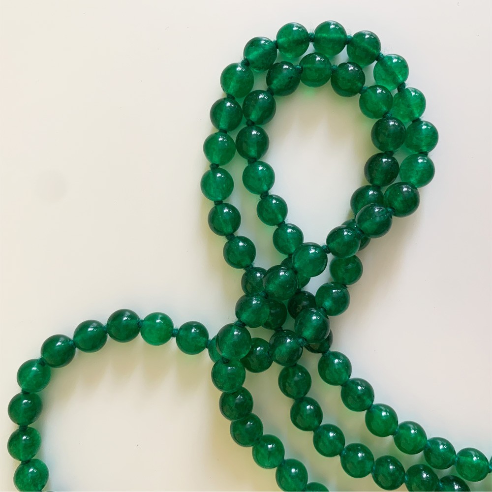 Mala - Green Agate
