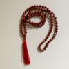 Mala - White Lace Red Jasper
