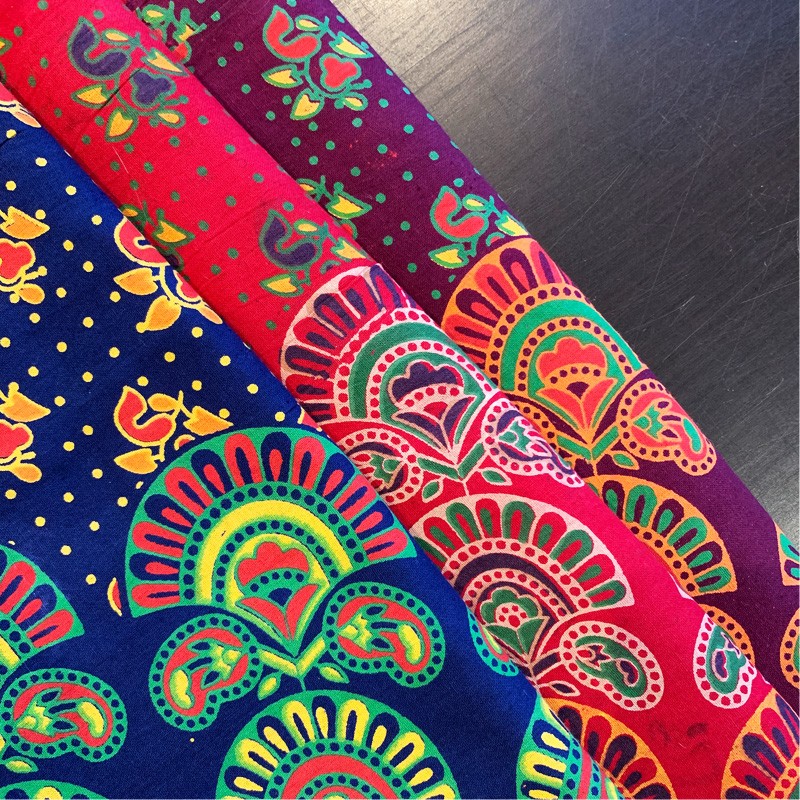 Mandala Tapestry - Cosmic Dots (Navy Blue)