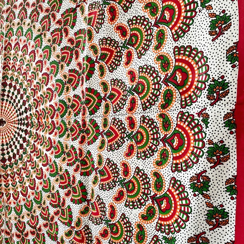 Mandala Tapestry - Inner Light (Red)