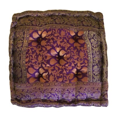 Meditation Cushion - Square Purple
