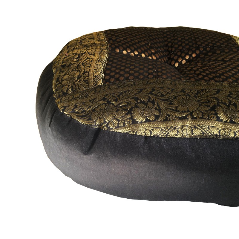 Meditation Cushion - Round Black