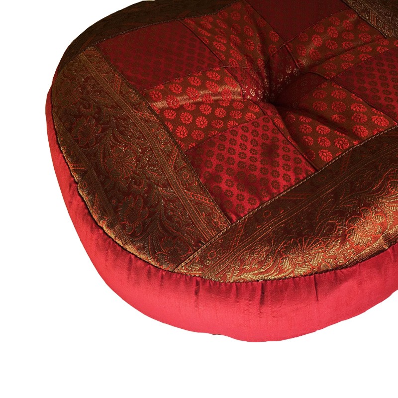 Meditation Cushion - Round Red