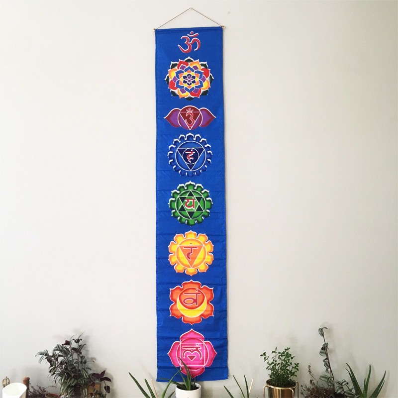 Seven Chakras banner (Blue)