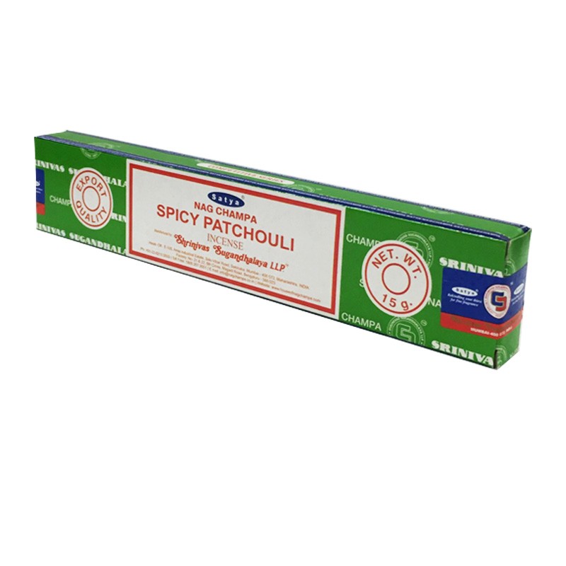Spicy Patchouli Nag Champa - Satya 15g Incense Sticks