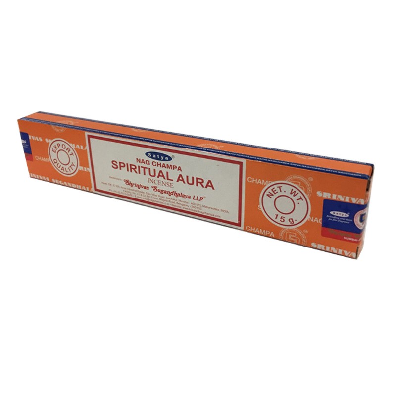 Spiritual Aura Nag Champa - Satya 15g Incense Sticks