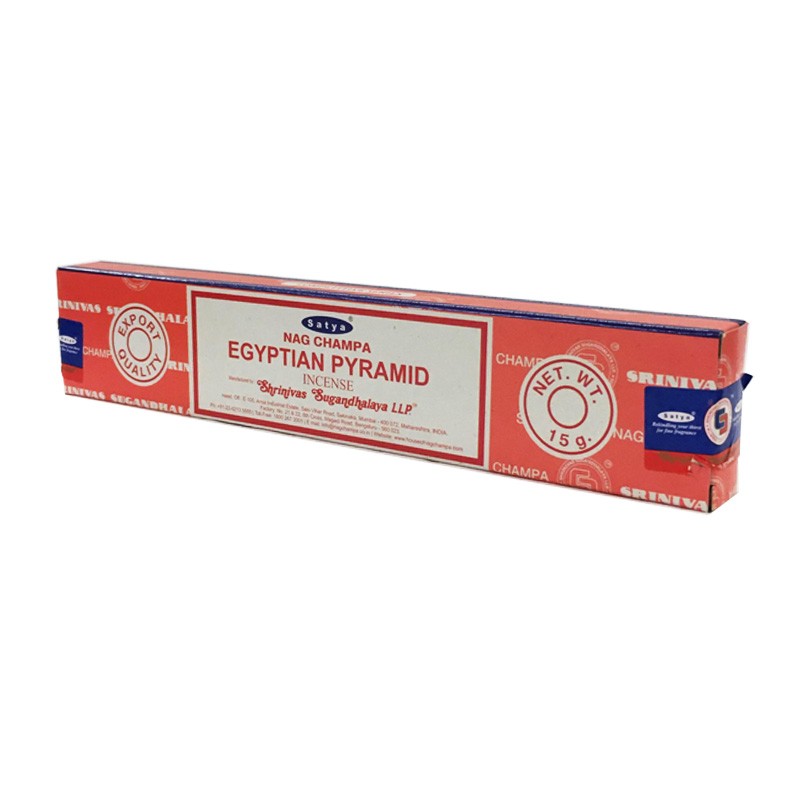 Egyptian Pyramid Nag Champa - Satya 15g Incense Sticks