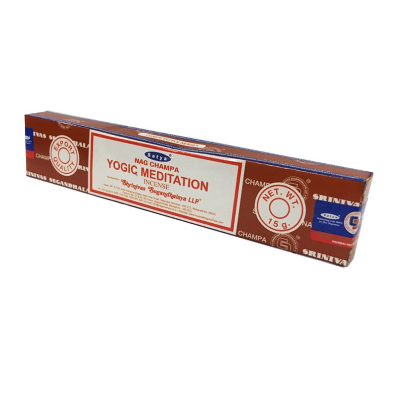Yogic Meditation Nag Champa - Satya 15g Incense Sticks