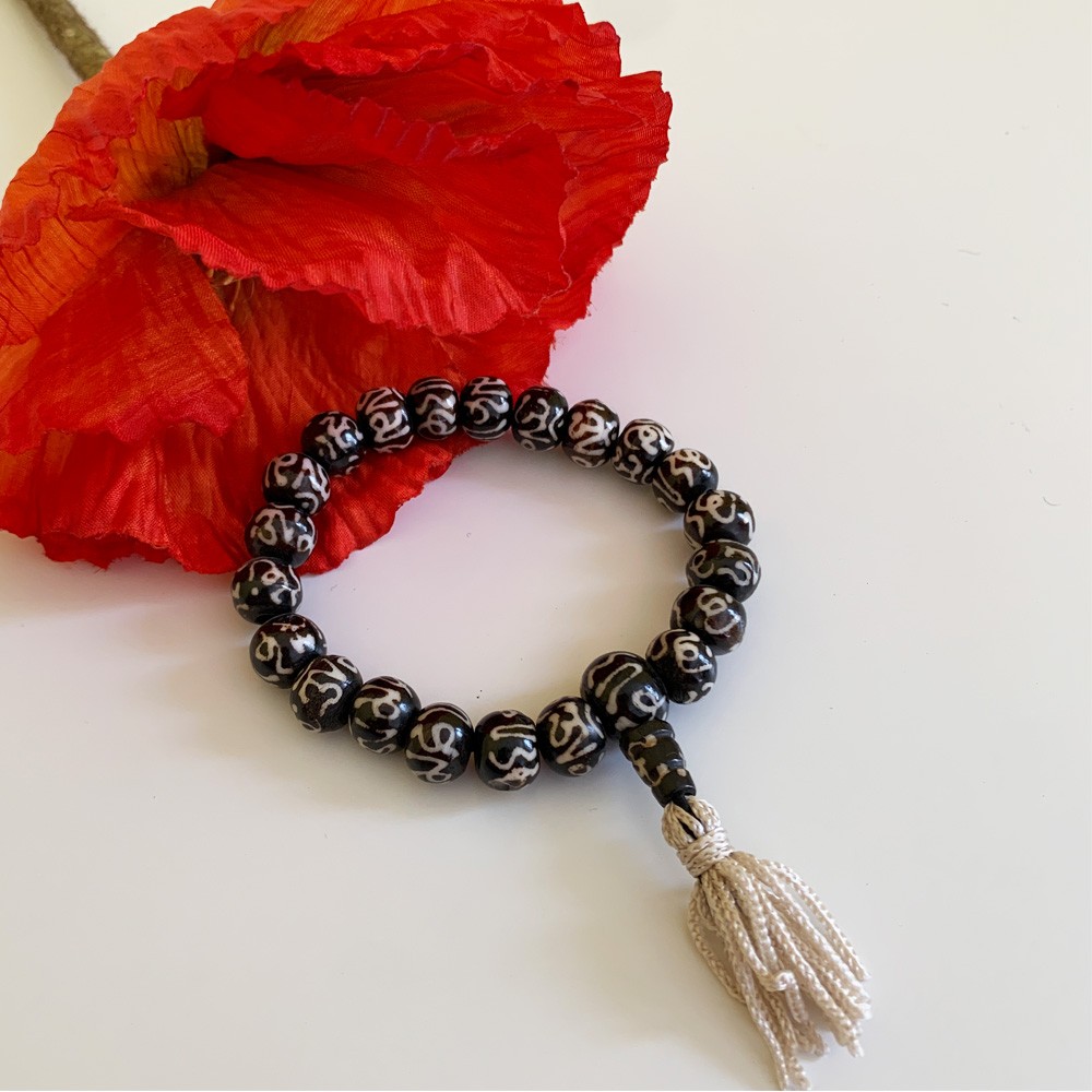 Tibetan Mala Bracelet - Bone