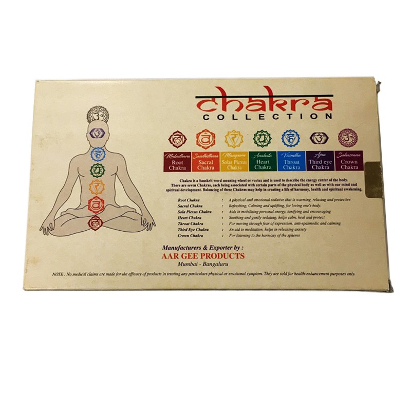 Sri 7 Chakras Collection - Incense Sticks Gift Set (7x15gms)