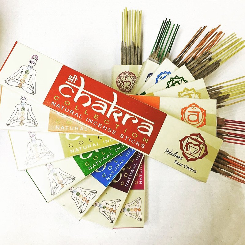 Sri 7 Chakras Collection - Incense Sticks Gift Set (7x15gms)