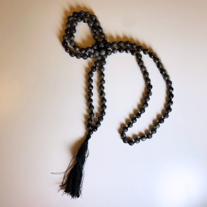 Mala - Snowflake Obsidian