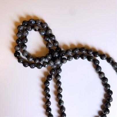 Mala - Snowflake Obsidian