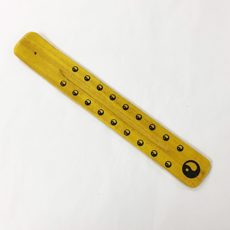 Flat Burner - Yellow Yin Yang Painted