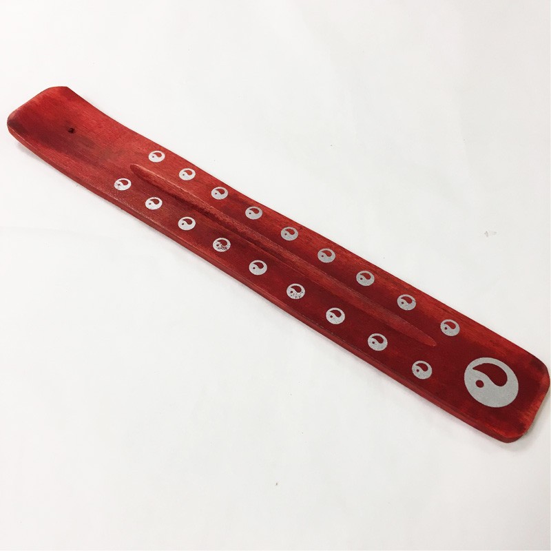 Flat Burner - Yin Yang Red Painted