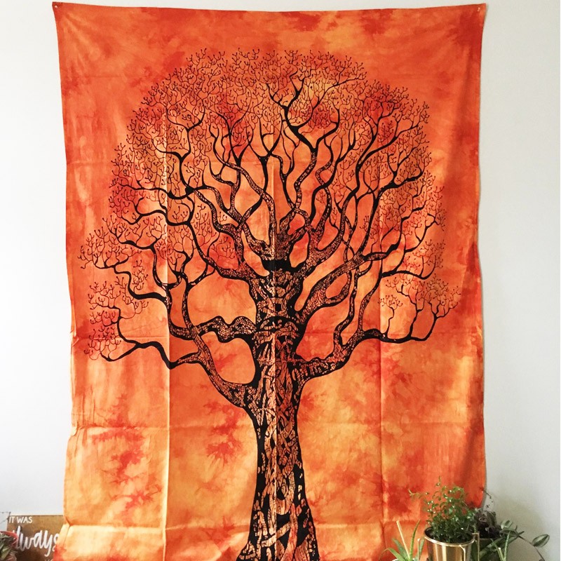 Tapestry - Mystic Tree (Orange)