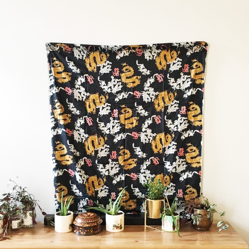 Printed 2-in-1 Textile - Dragons