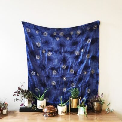 Mirrors 2-in-1 Textile - Navy Blue