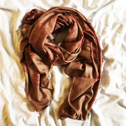 Meditation 2-in-1 Printed Textile - Buddha (Brown)