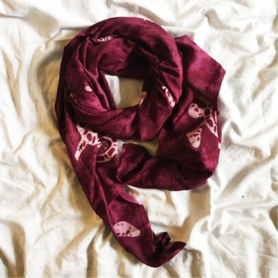 Batik 2-in-1 Printed Textile - Sea Turtle (Magenta)