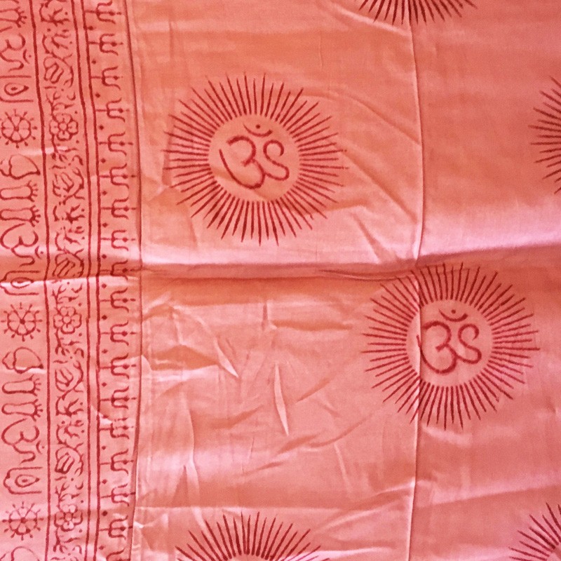 Meditation 2-in-1 Printed Textile - Ohm (Terra Cotta)