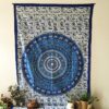 Mandala Tapestry - Nature's Song (Blue)