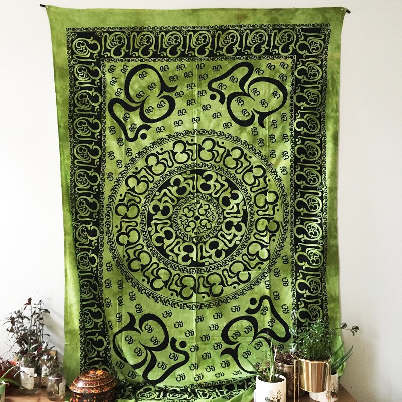 Tapestry - Ohm Circle (Green)