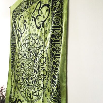Tapestry - Ohm Circle (Green)